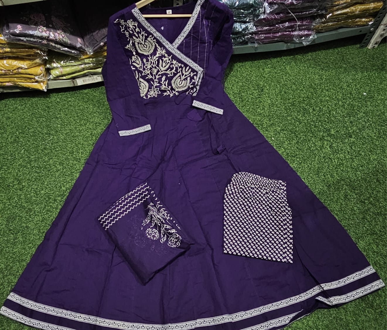 Age Old Art Cotton Kurti Set