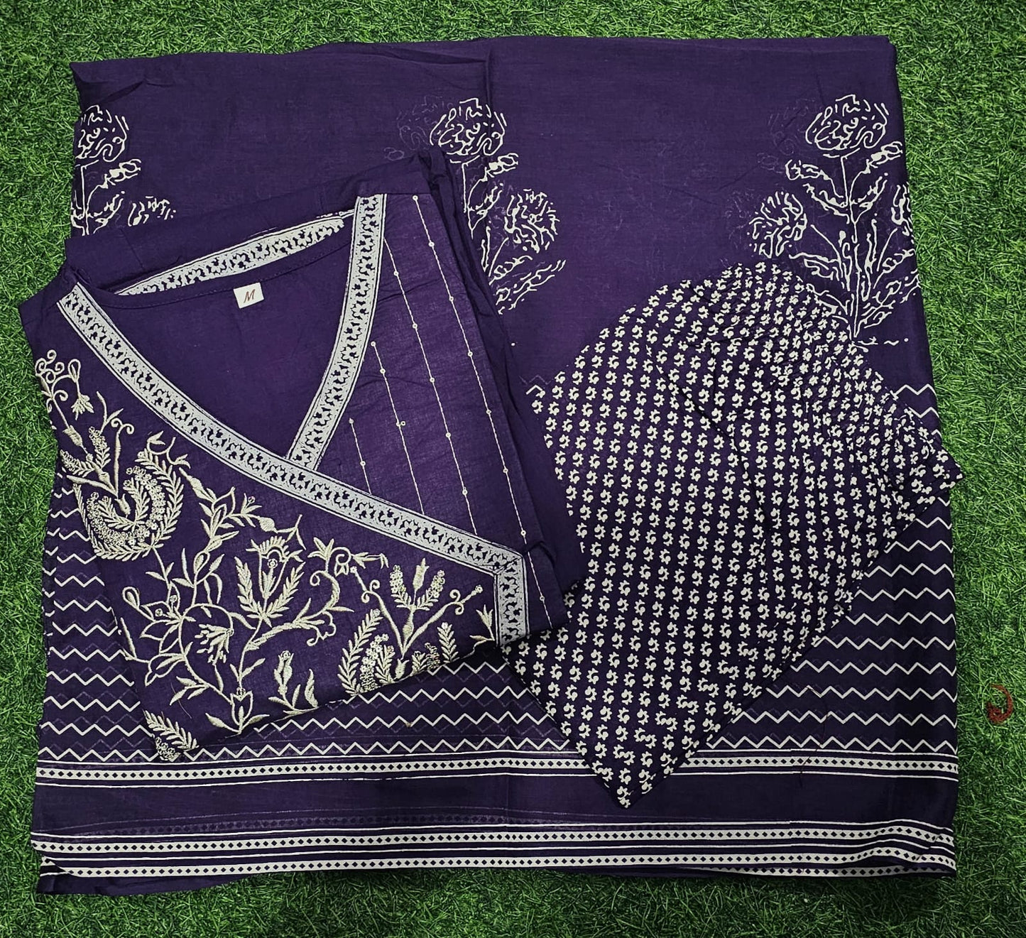 Age Old Art Cotton Kurti Set