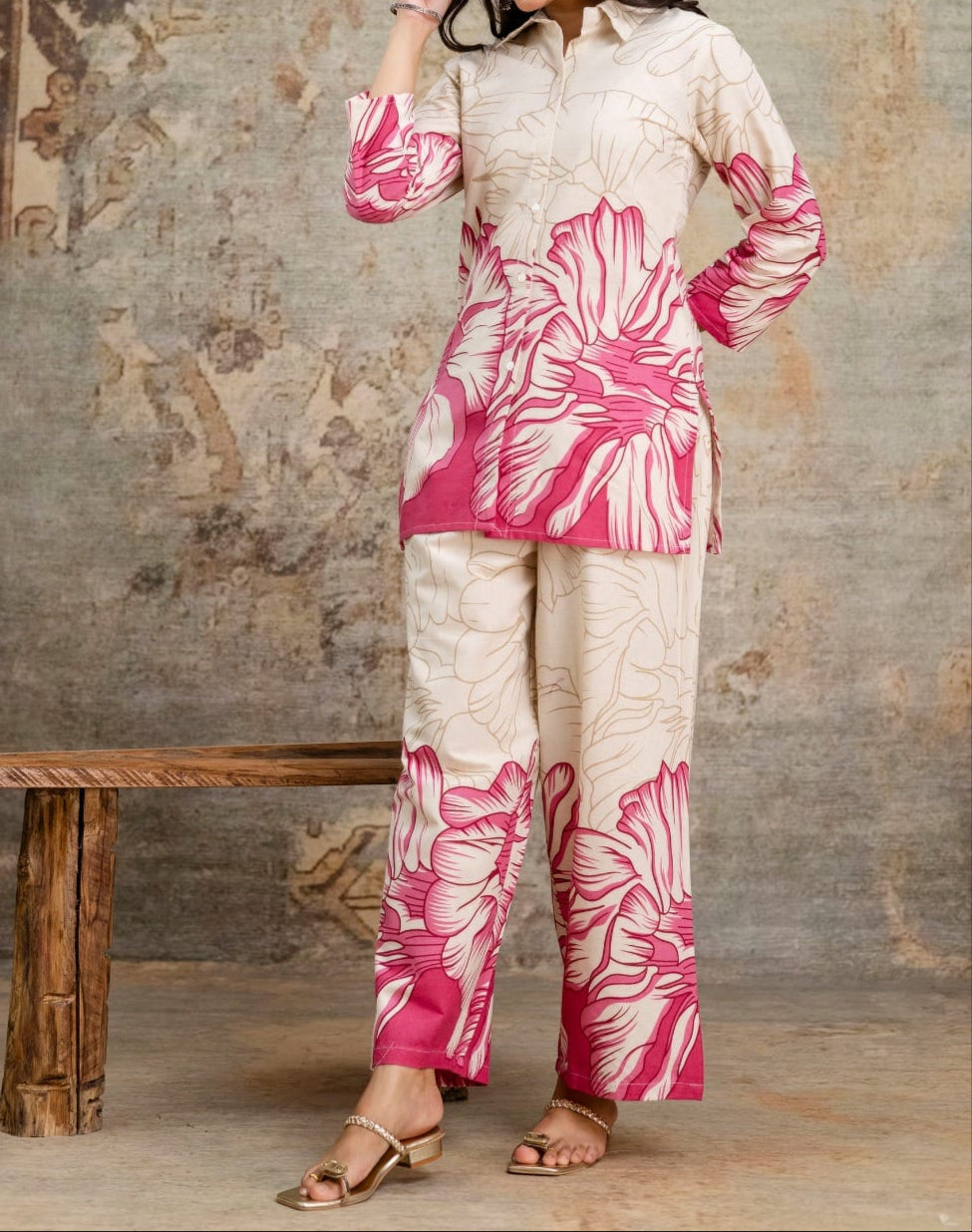 Sunset Pop Cotton Coord Set