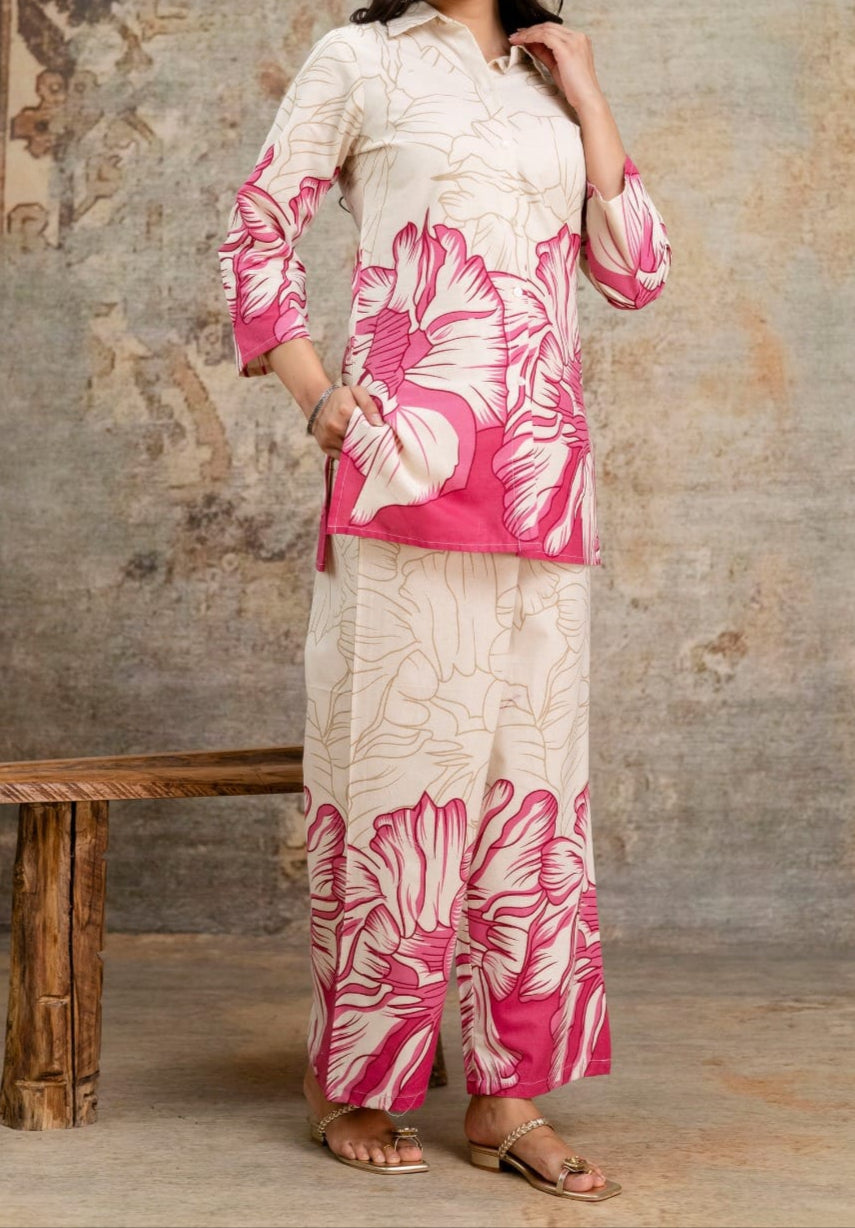 Sunset Pop Cotton Coord Set