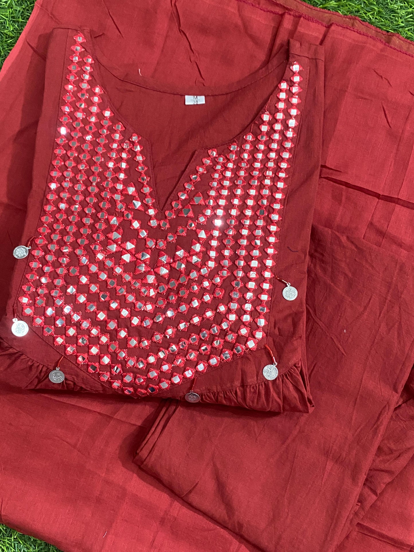 Flower kite Cotton Kurti Set