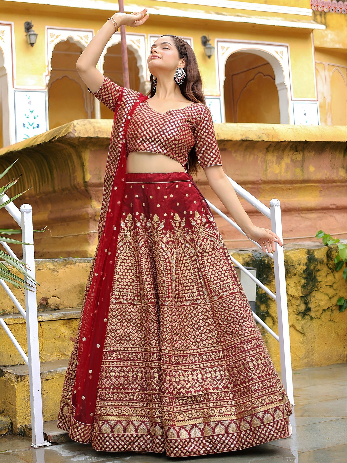 Neeranjana Style Silk Lehenga