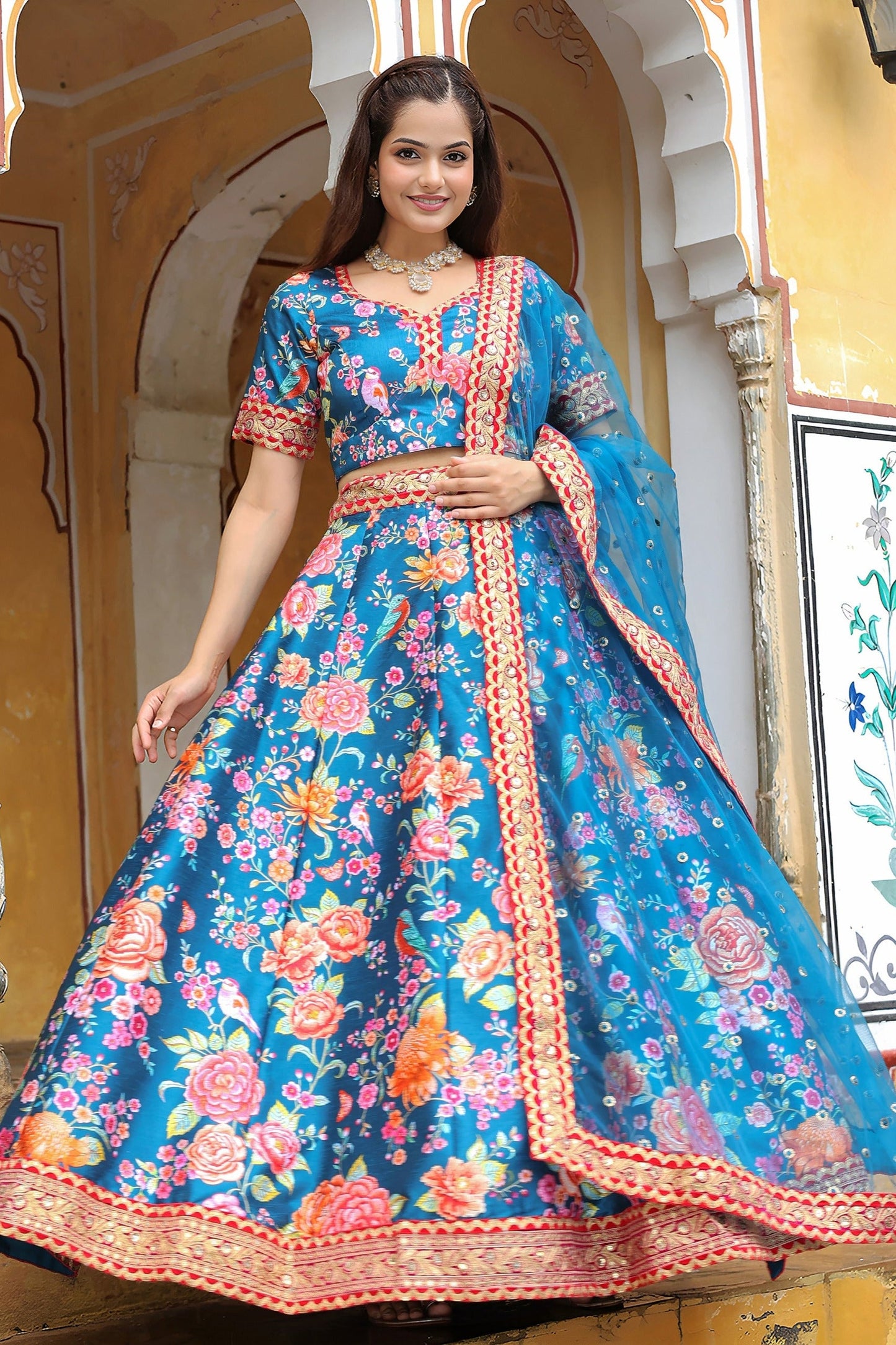 Pari’s Pride Designer Silk Lehenga
