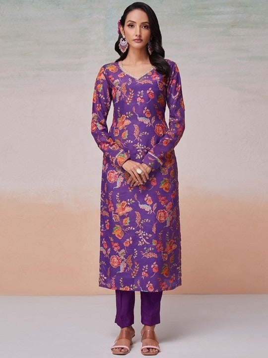 Sitara’s Spark Silk Kurti Set