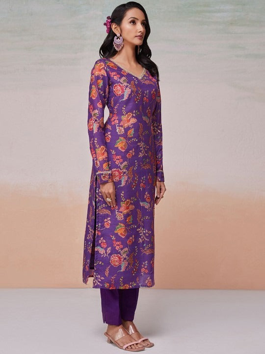 Sitara’s Spark Silk Kurti Set