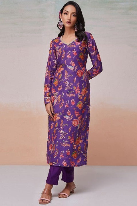 Sitara’s Spark Silk Kurti Set