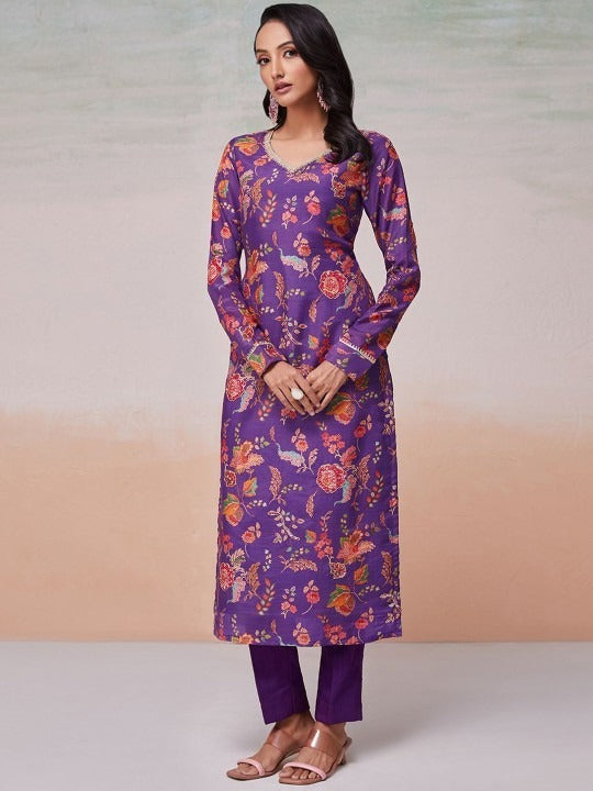 Sitara’s Spark Silk Kurti Set