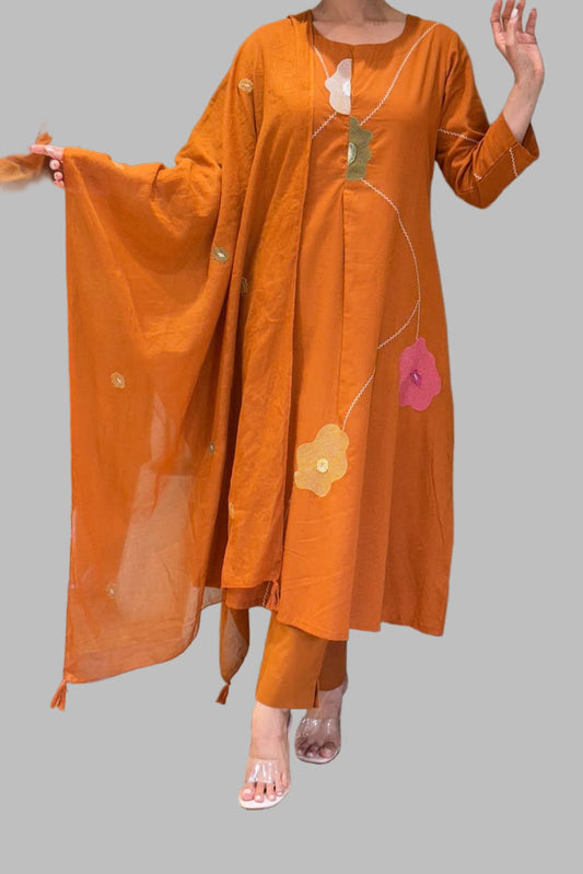 My Jasmine Cotton Kurti Set