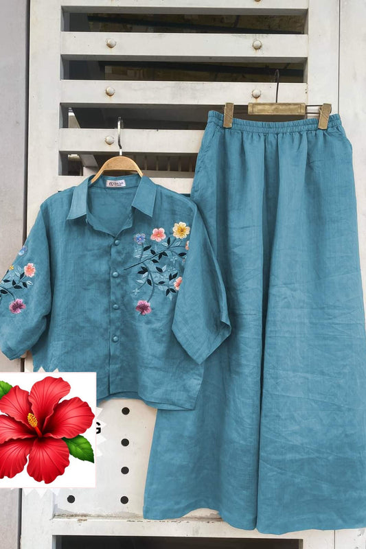 Aurora Glow Cotton Coord Set