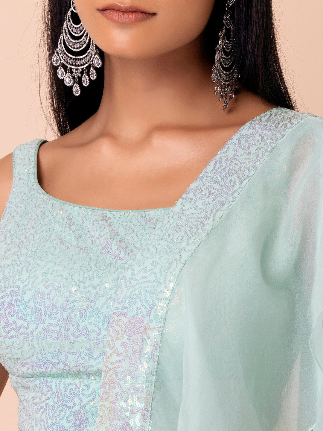 Ishq-e-Iqra Georgette Lehenga
