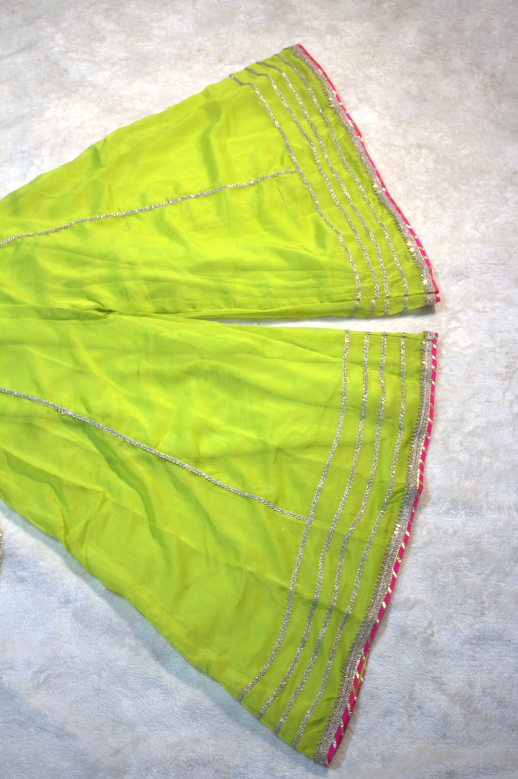 Leaflight Organza Kurti Set