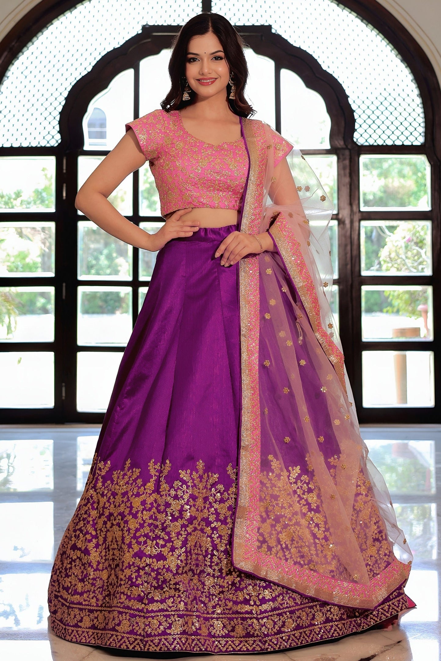 Musical Splendor Silk Lehenga