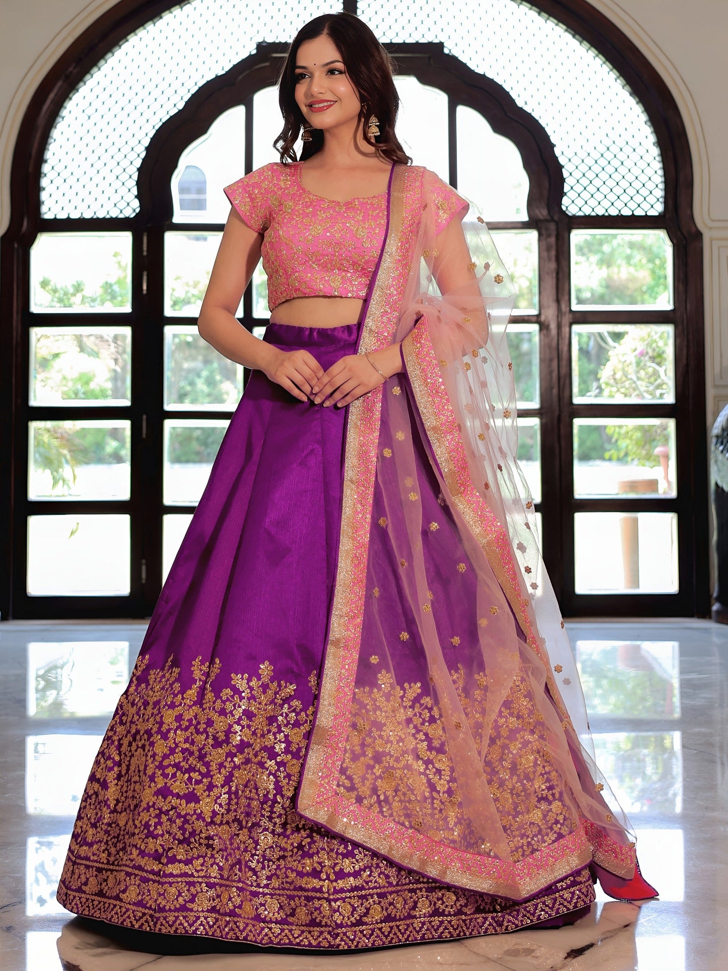 Musical Splendor Silk Lehenga