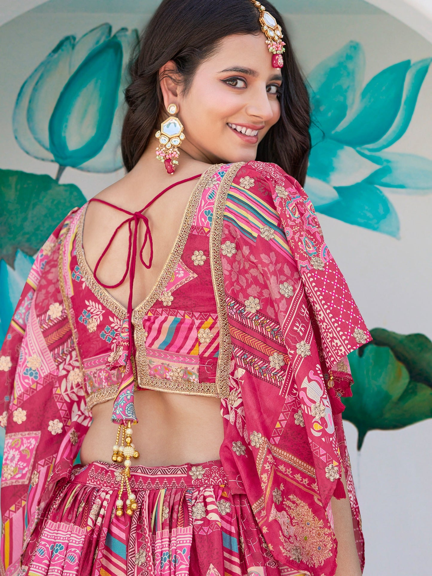 A Palette Of Joy Chinnon Silk Lehenga