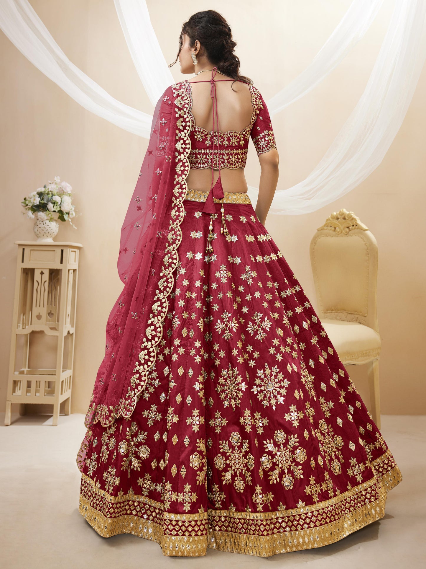 Wildflower Fancy Silk Lehenga