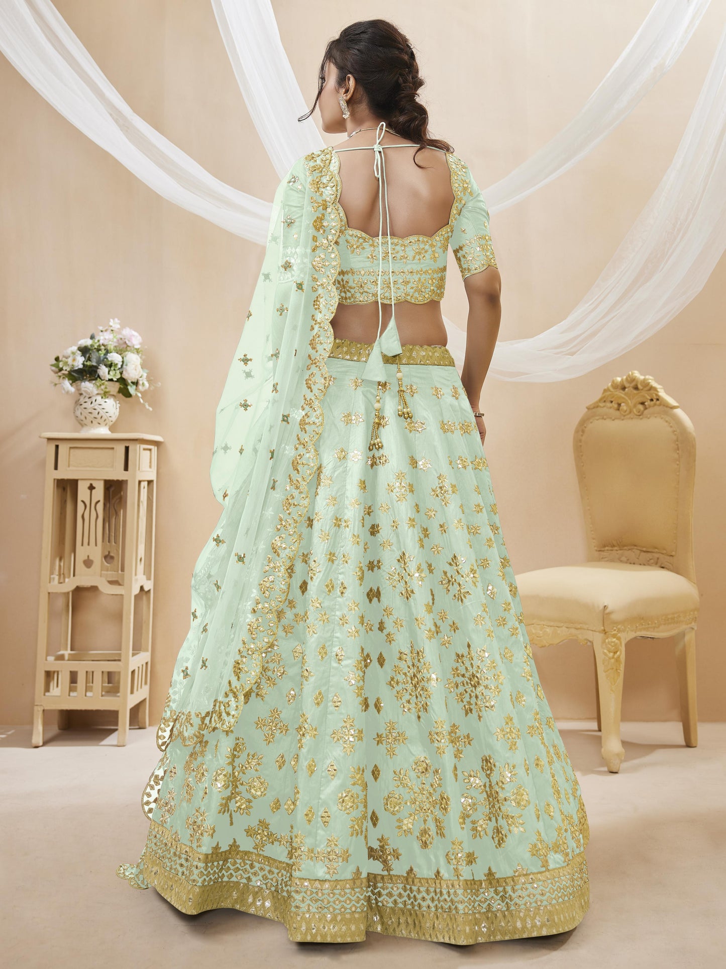 Wildflower Fancy Silk Lehenga