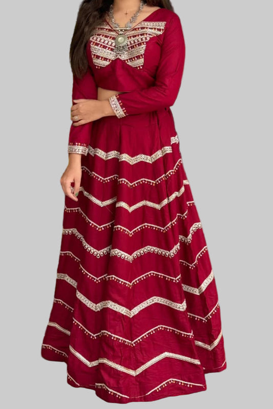 Olive Mist Rayon Lehenga