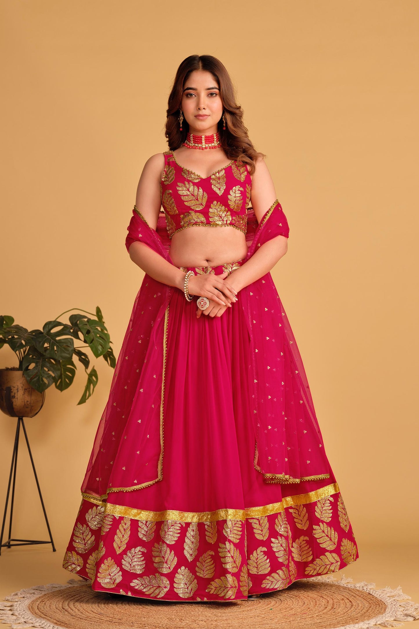 Shashwat Sundari Georgette Lehenga