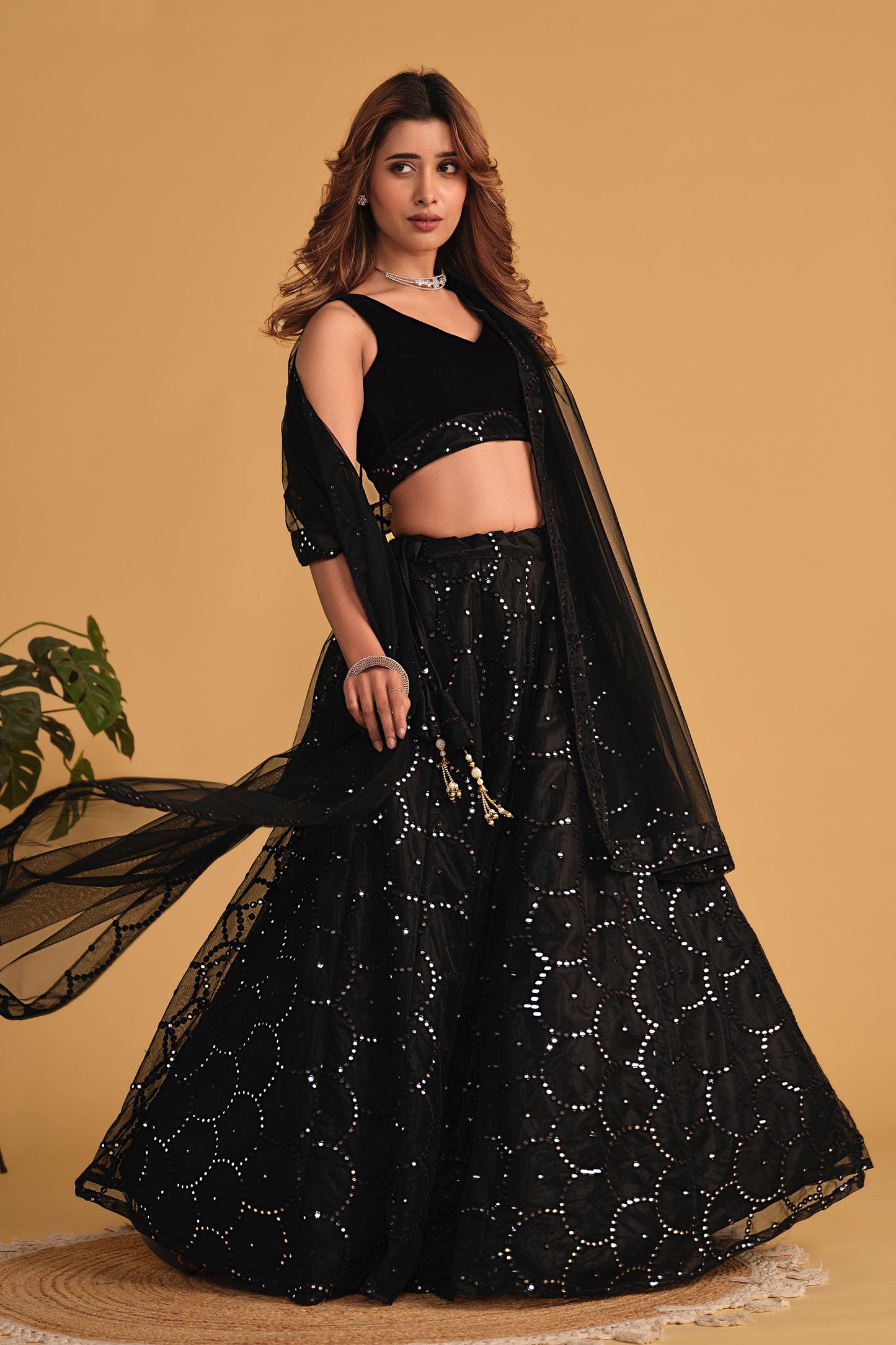 Shashwat Sundari Georgette Lehenga