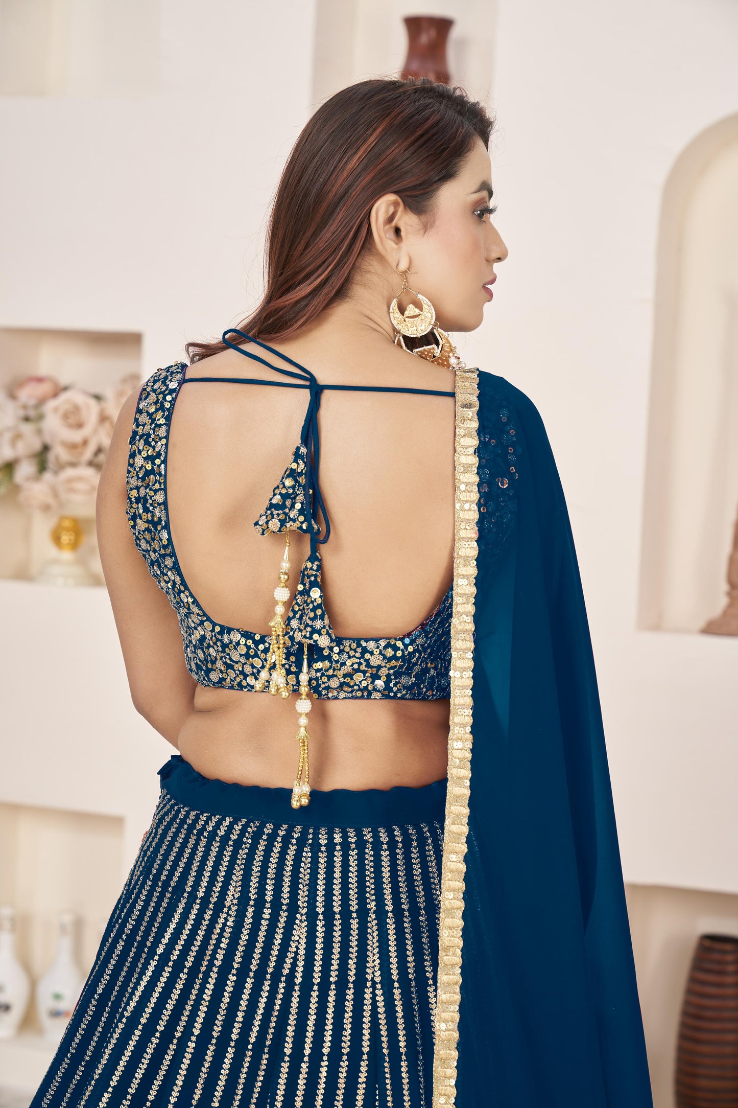Nitya Nari Georgette Lehenga