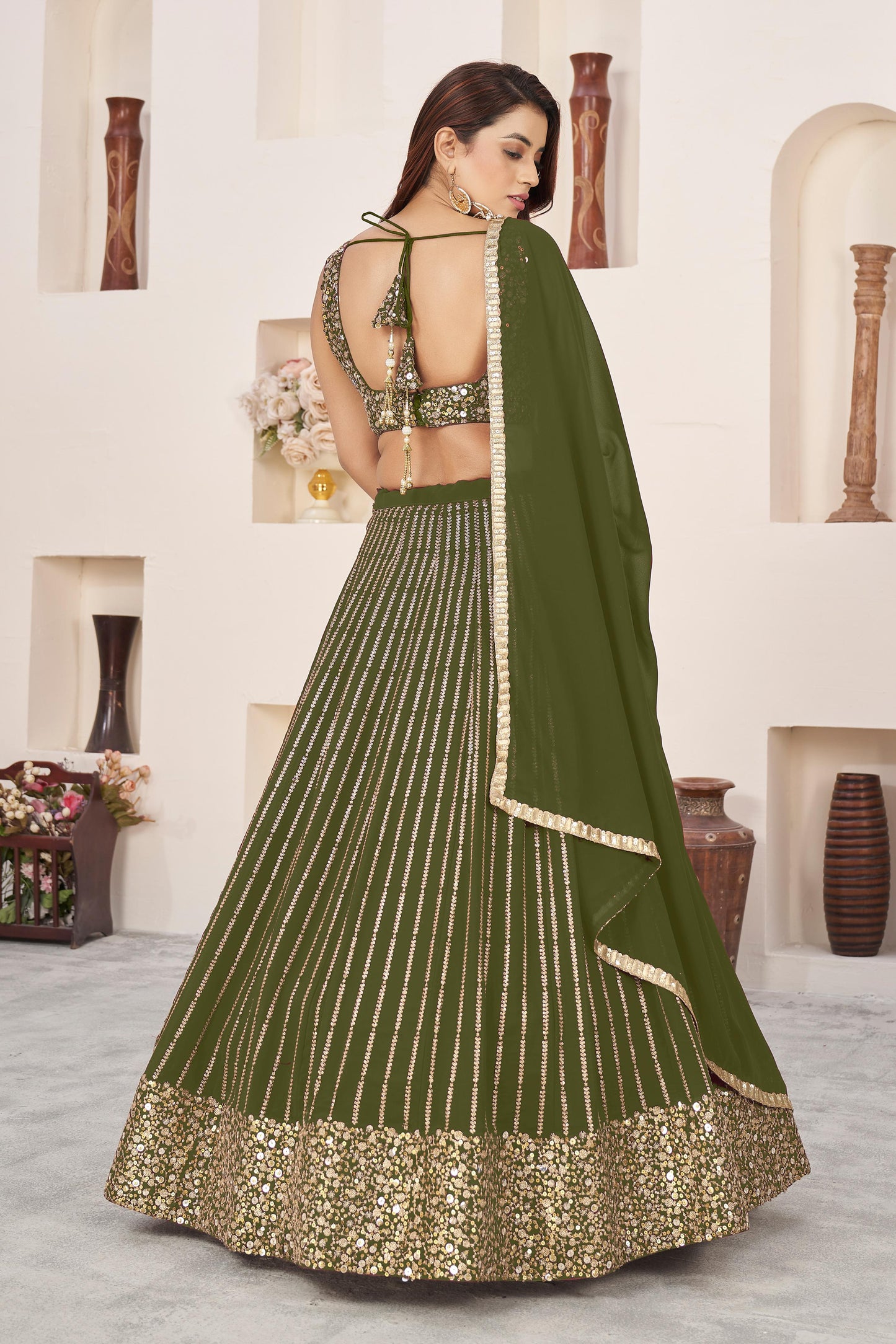 Nitya Nari Georgette Lehenga