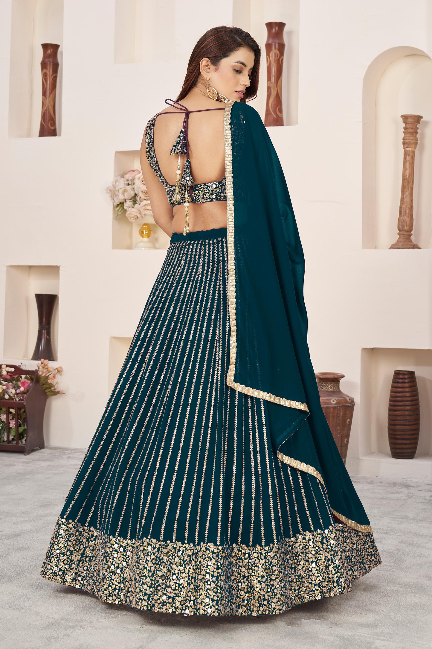 Nitya Nari Georgette Lehenga
