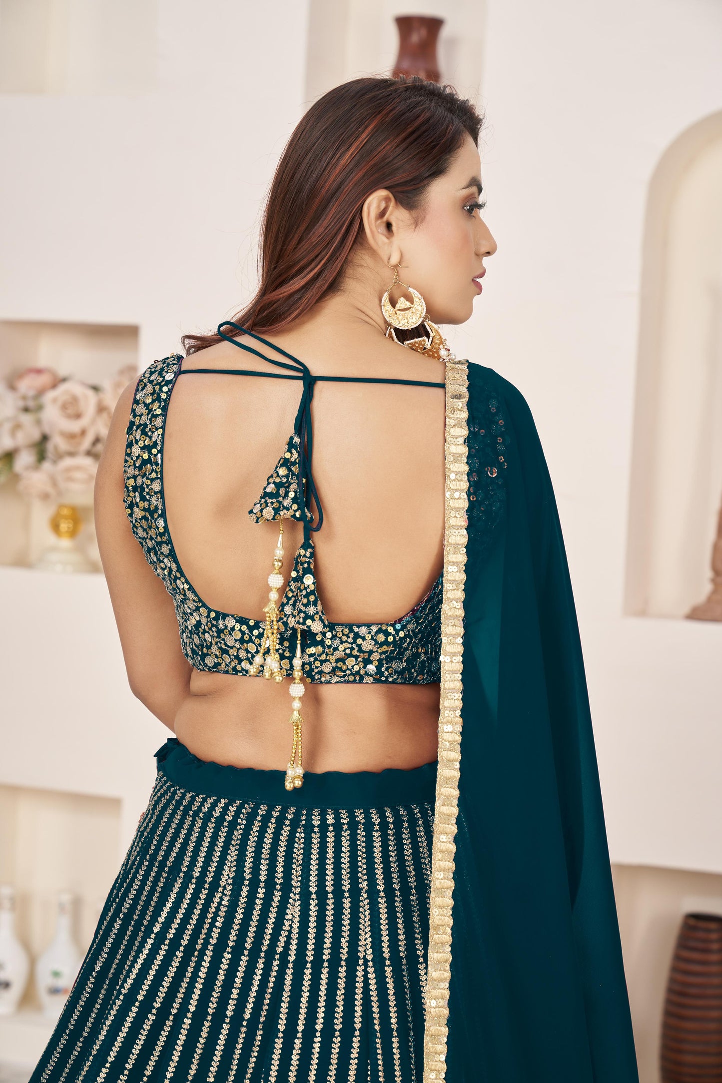 Nitya Nari Georgette Lehenga