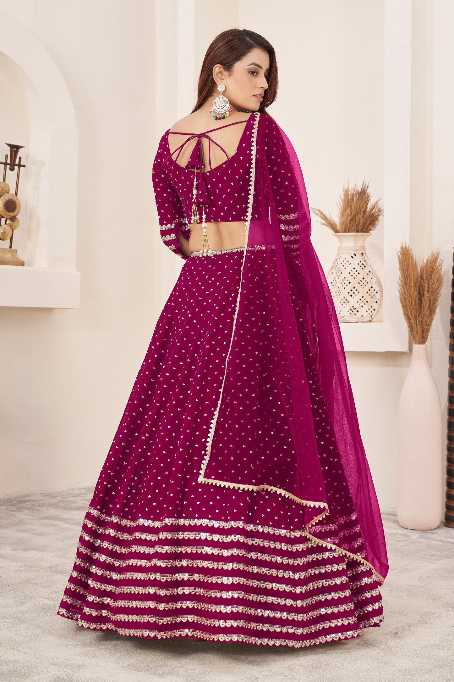 Nitya Nari Georgette Lehenga