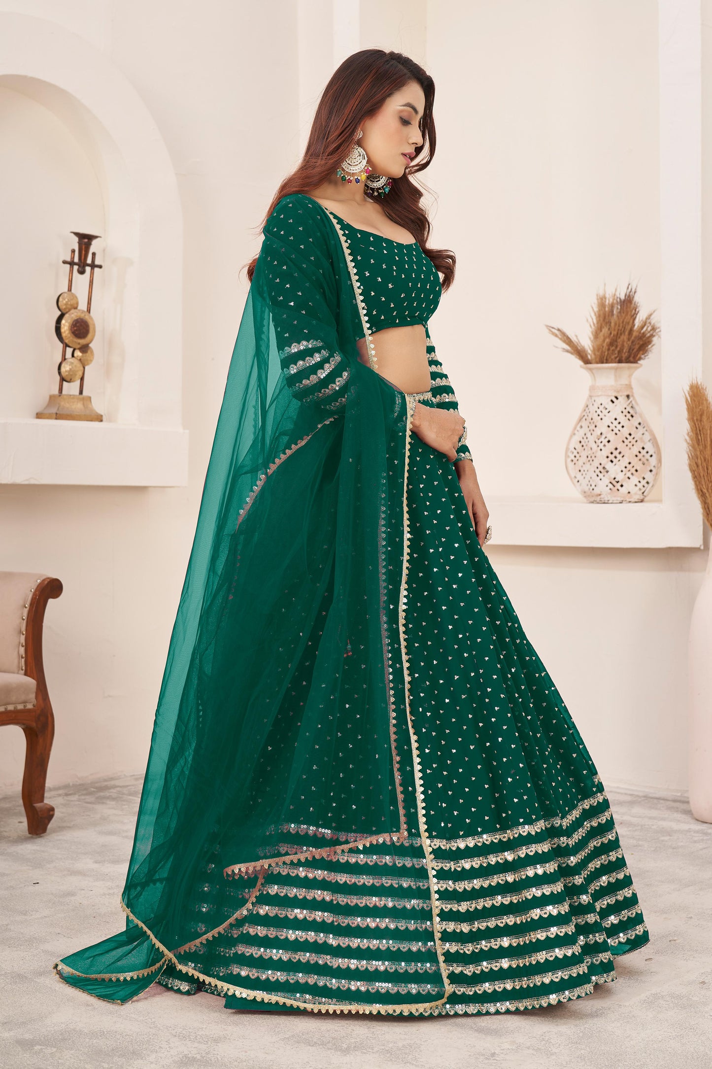 Nitya Nari Georgette Lehenga