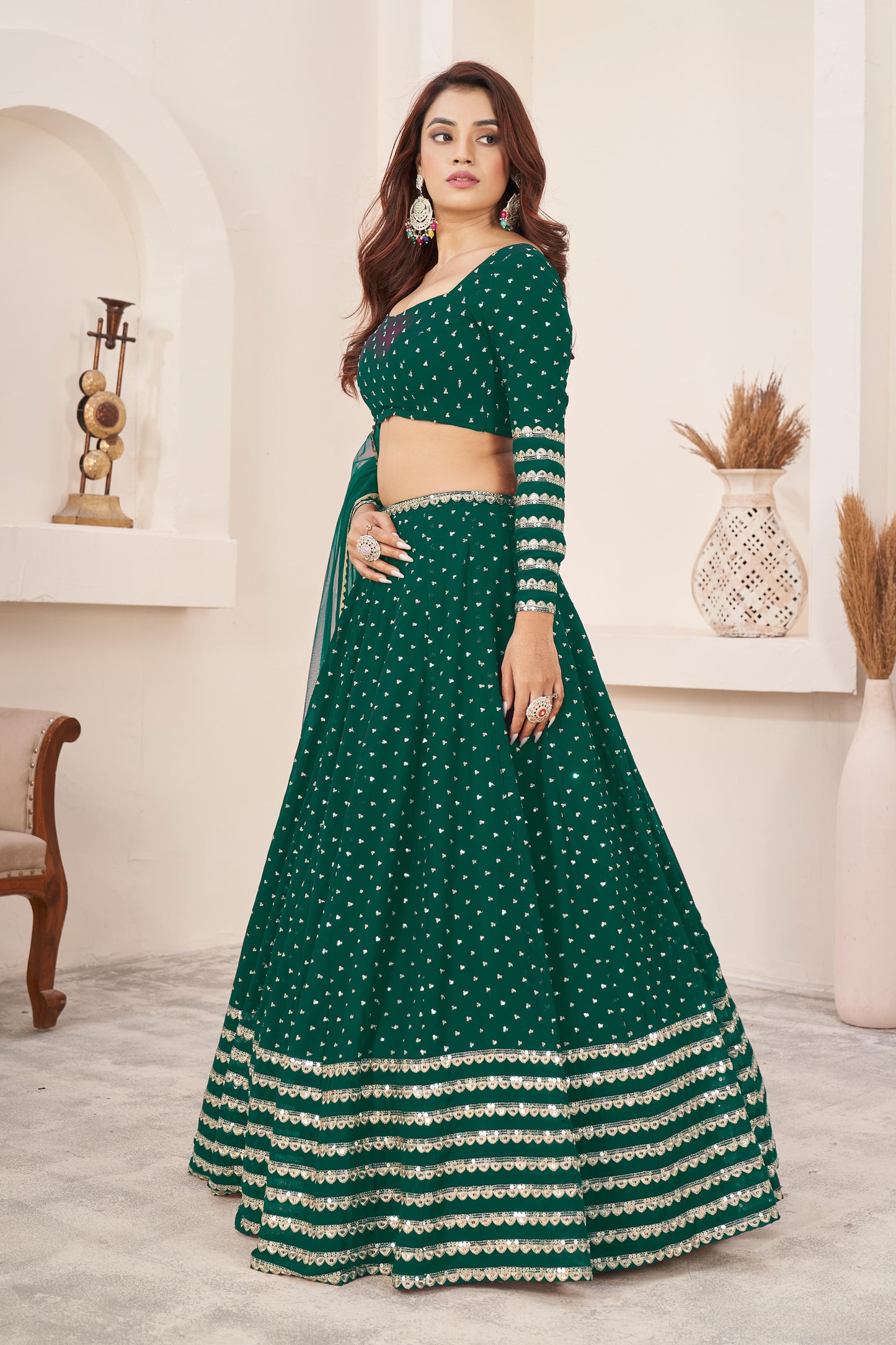 Nitya Nari Georgette Lehenga