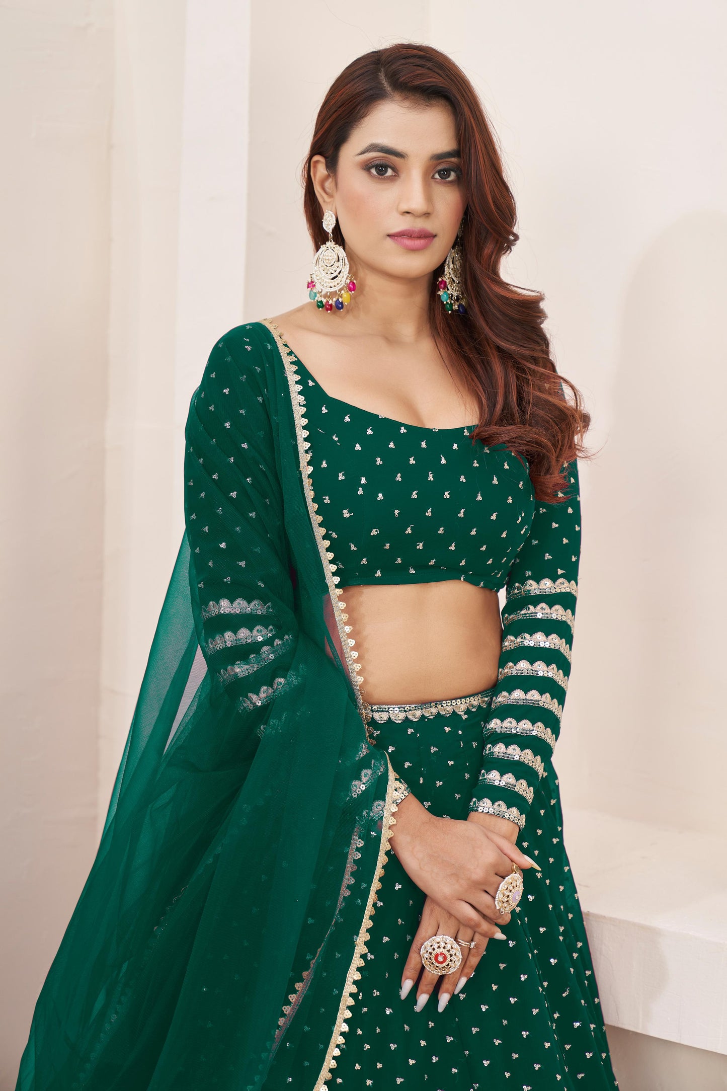 Nitya Nari Georgette Lehenga