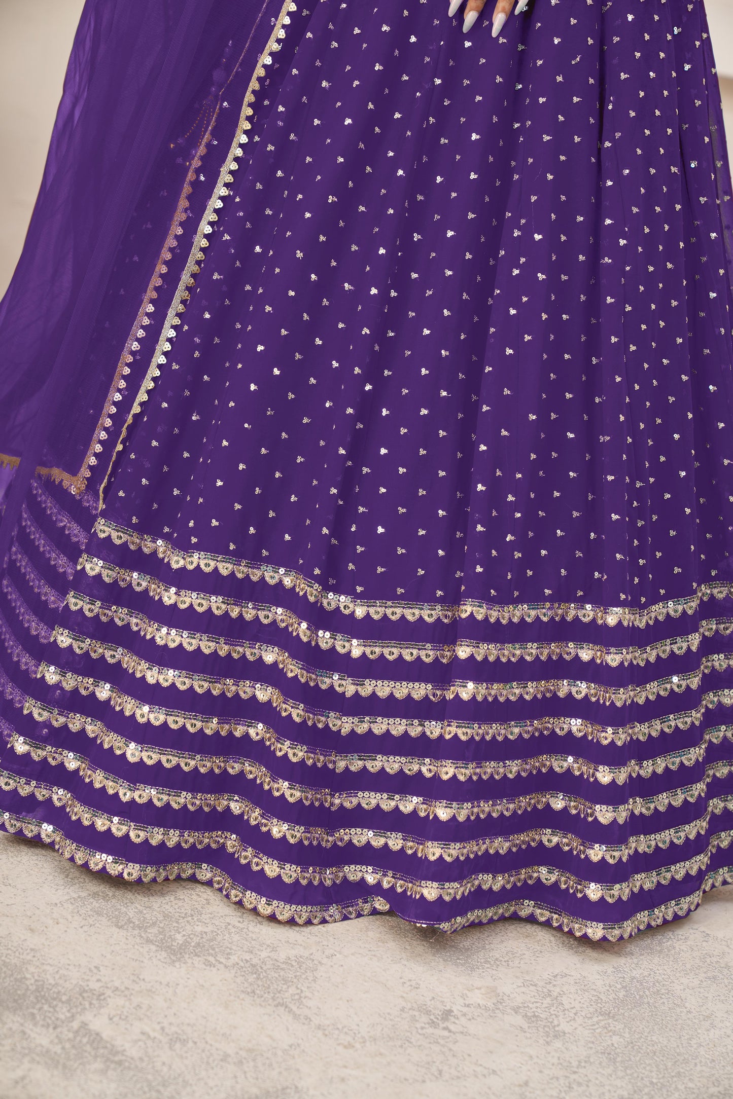 Nitya Nari Georgette Lehenga