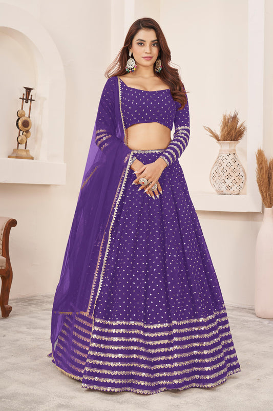 Nitya Nari Georgette Lehenga