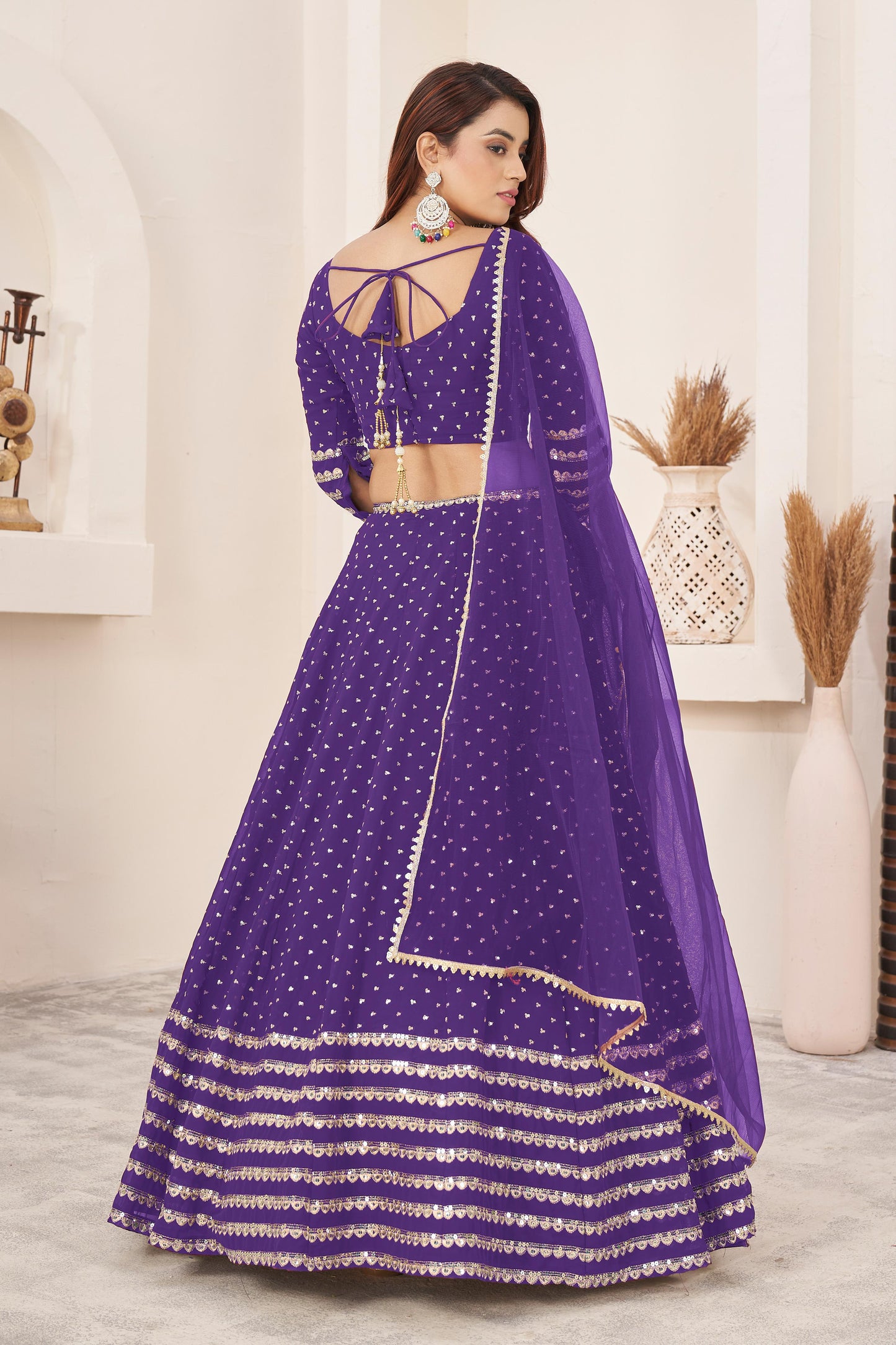 Nitya Nari Georgette Lehenga