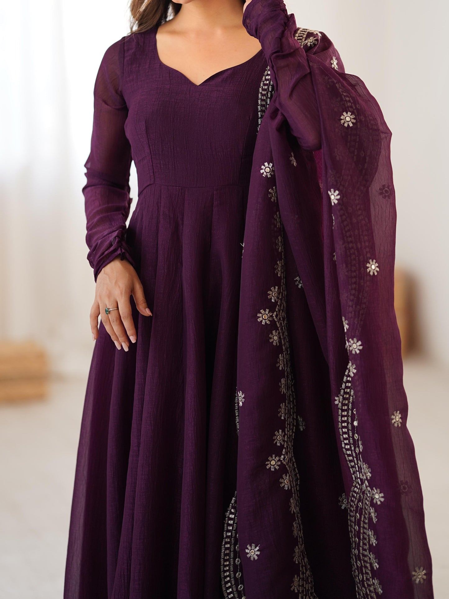 Nectar Wish Fancy Silk Gown Set