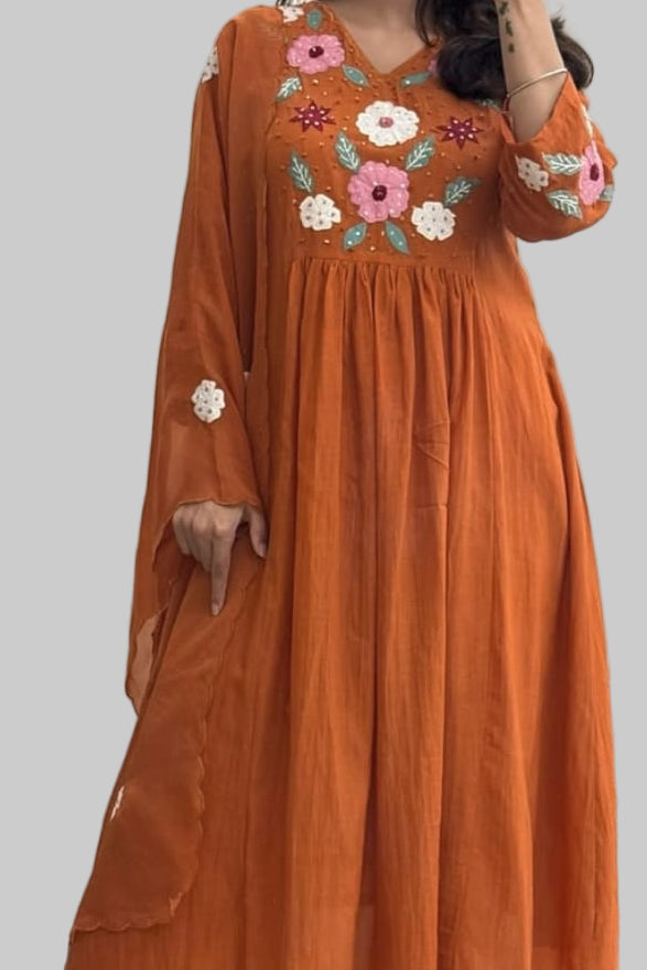 Tiny Treasure Cotton Kurti Set