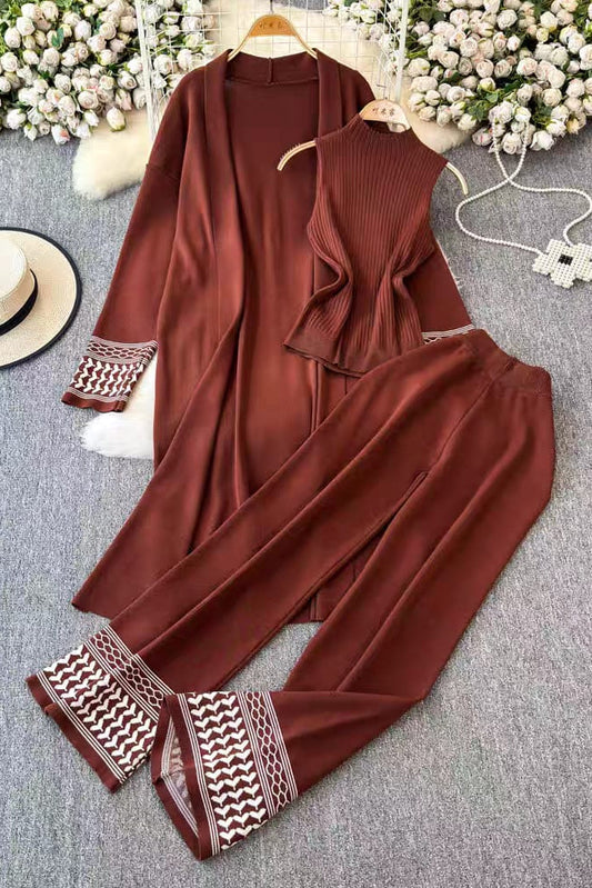 Flora Rouge Woolen Coord Set