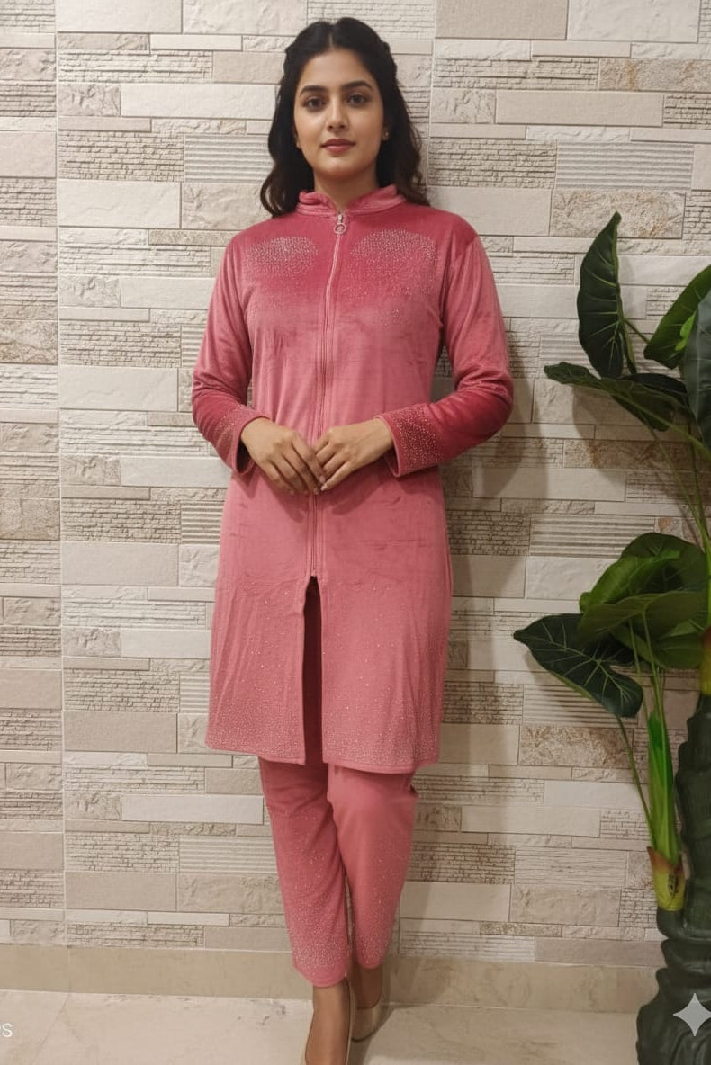 Calysta Velvet Coord Set