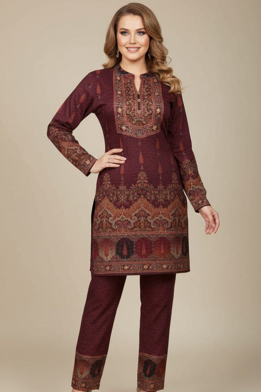 StreetSprint Woolen Coord Set