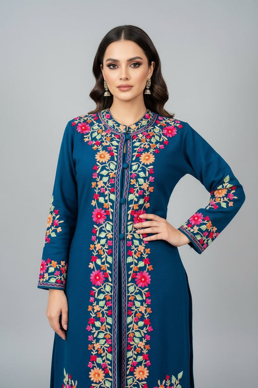 The Warm Edit Kashmiri Design Shrug Set