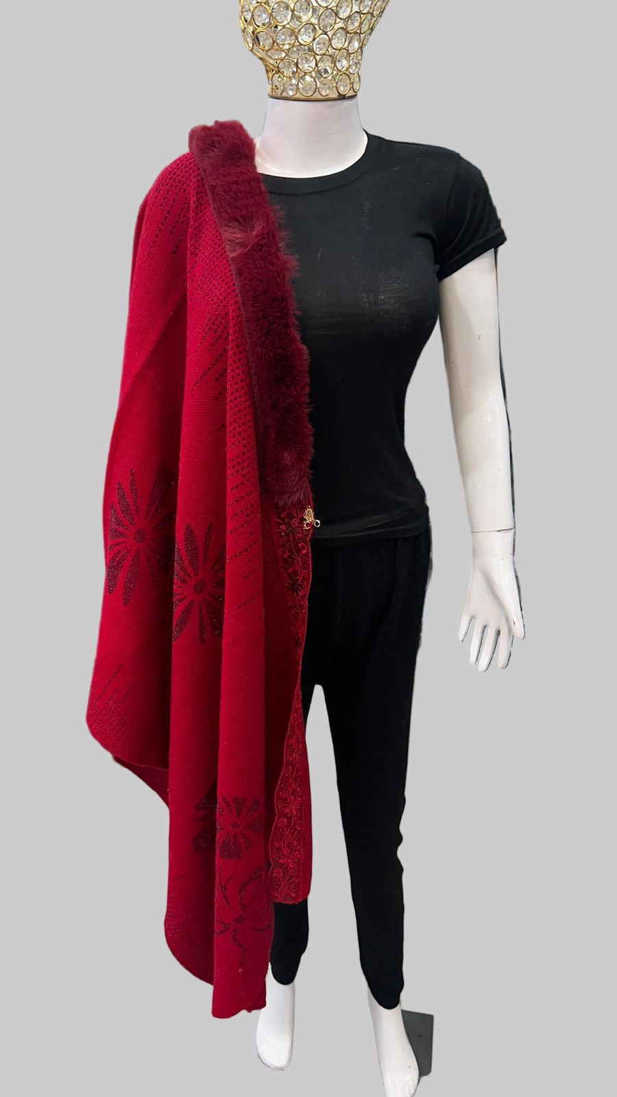 Arctic Aura Winter Poncho