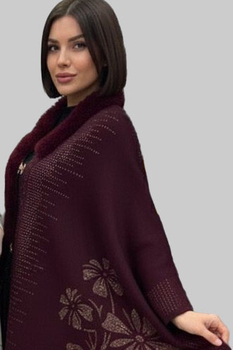 Arctic Aura Winter Poncho