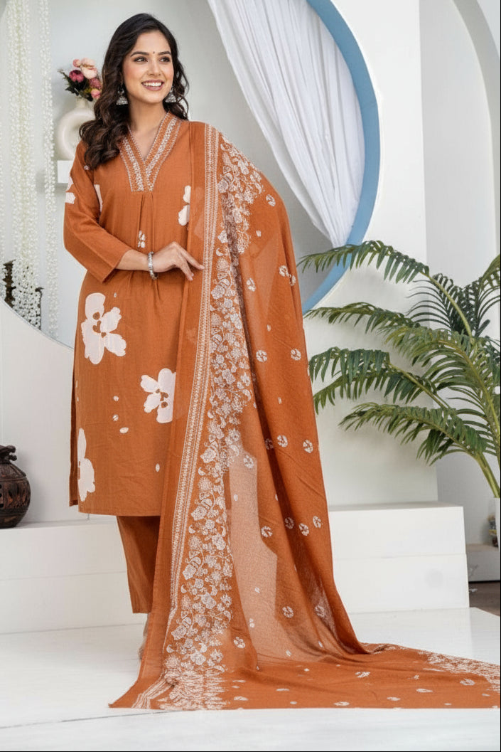 Single Aura Cotton Kurti Set