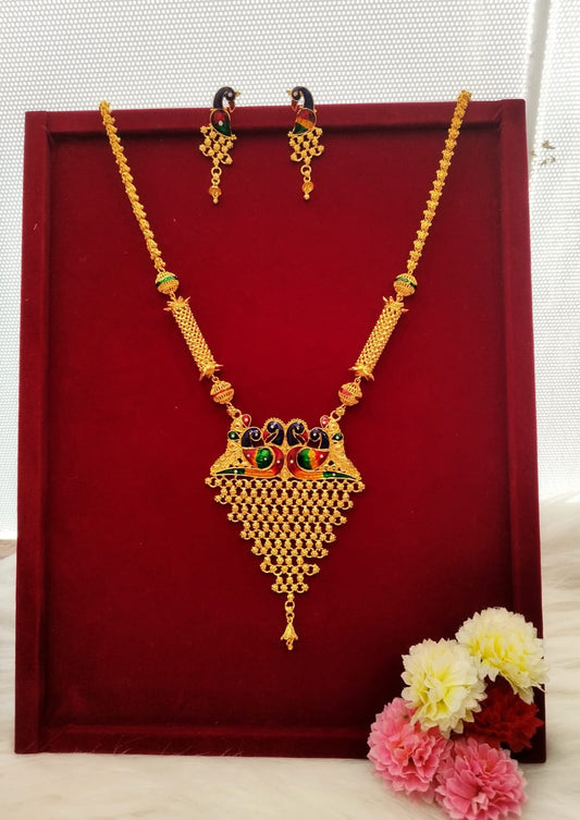 Big Day Things (Gold Plated Sita Har Bridal Necklace set)