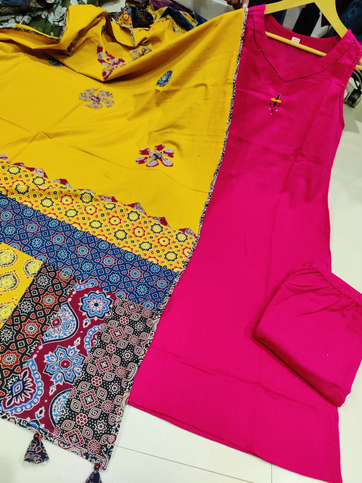 Late Summer Cotton Kurti Set