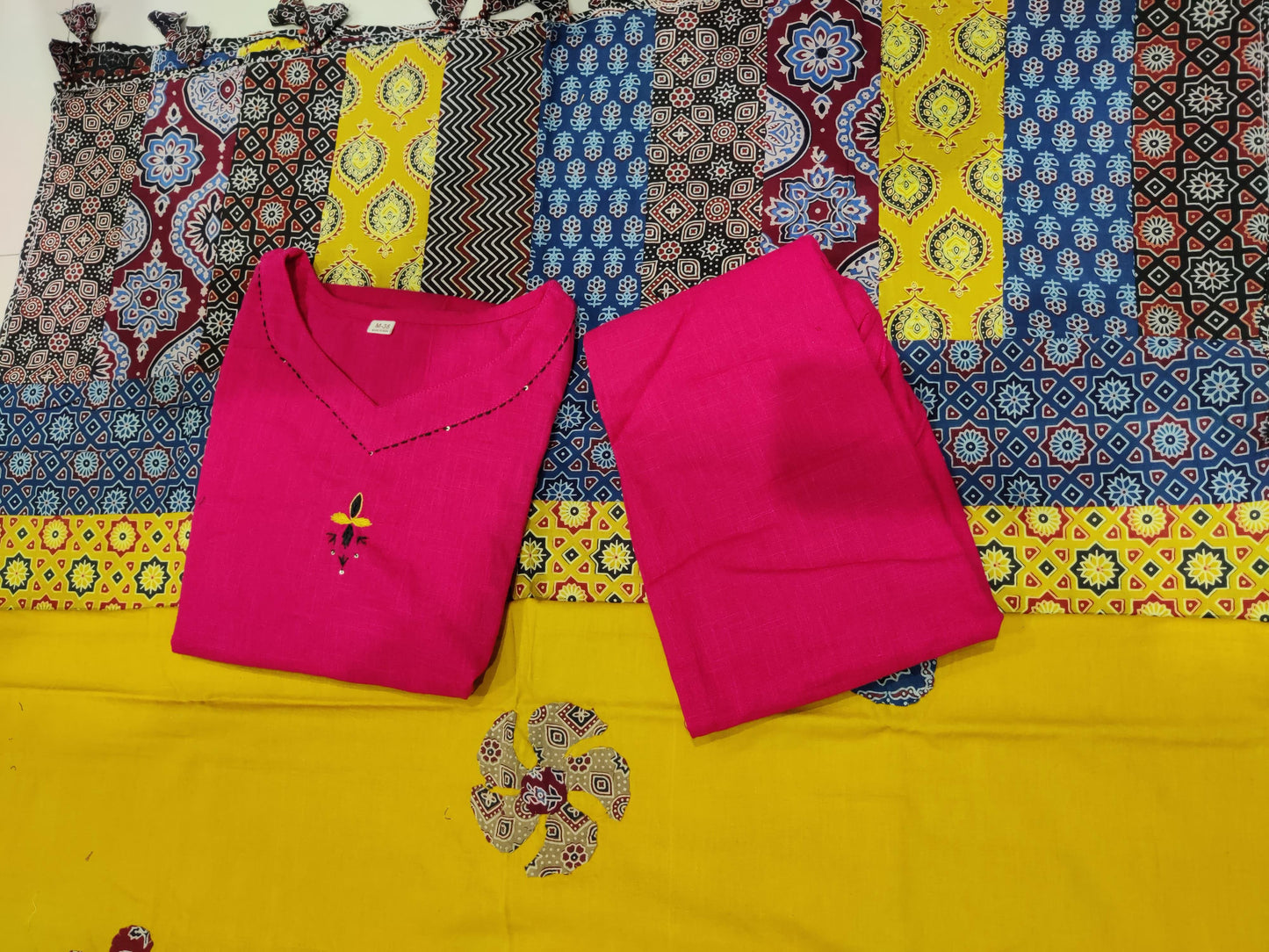 Late Summer Cotton Kurti Set