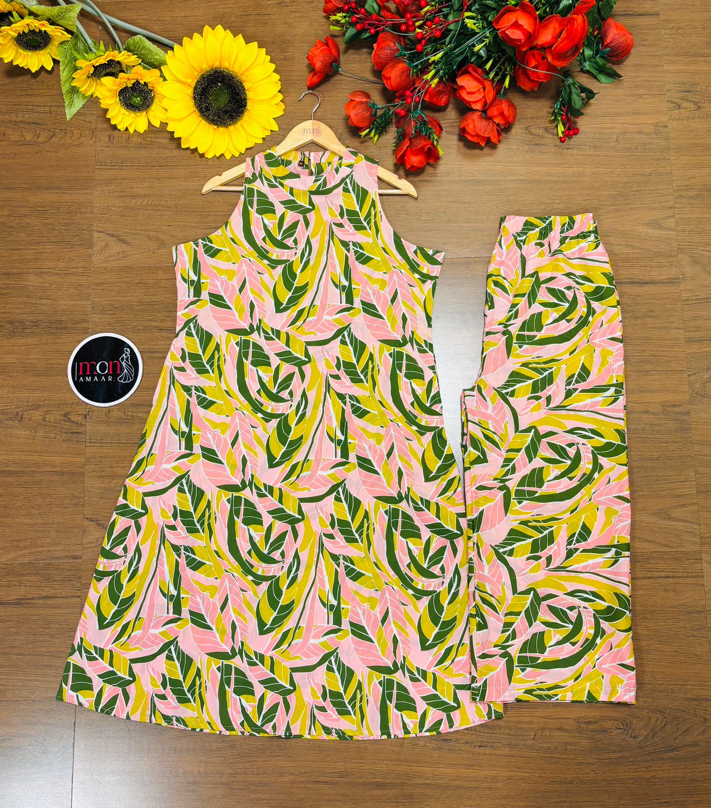 Nature -Cotton Coord Set