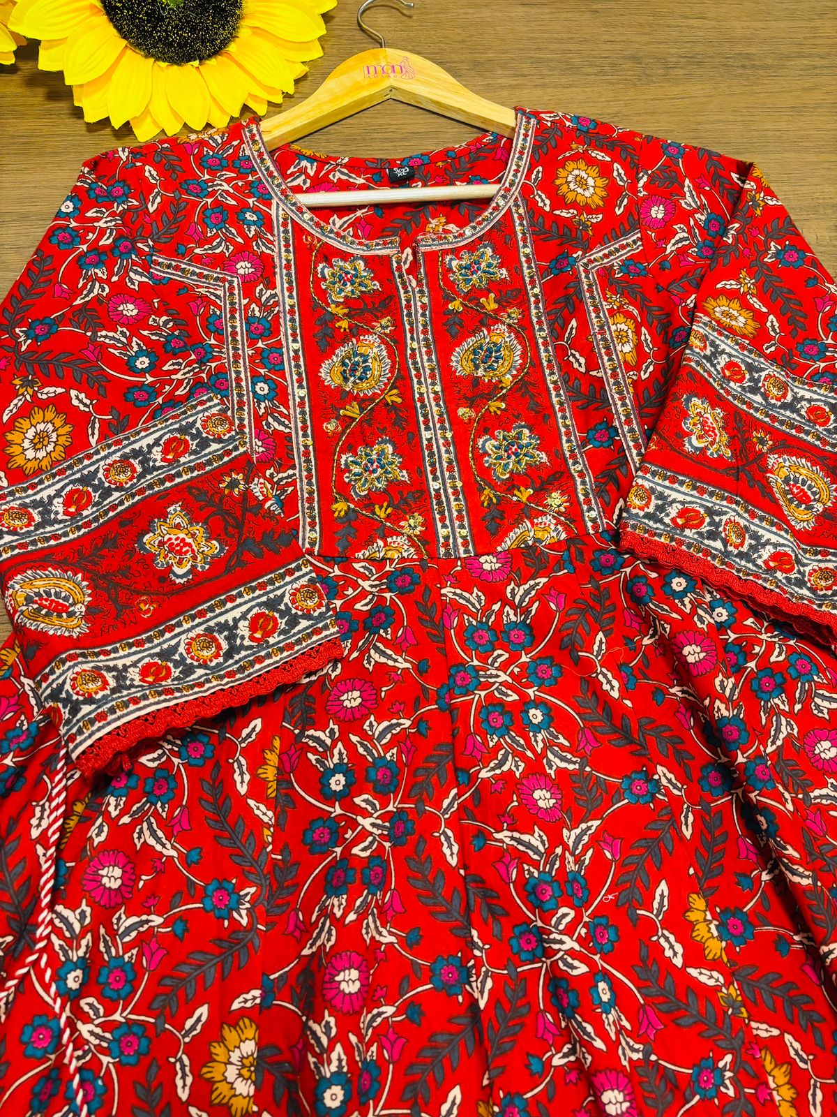 Wings Of Dream-Cotton Kurti Set