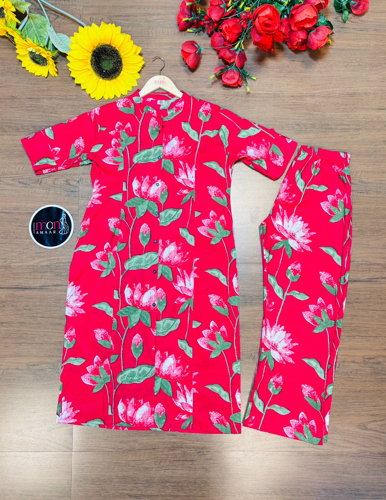 Floral Delight -Cotton Coord Set