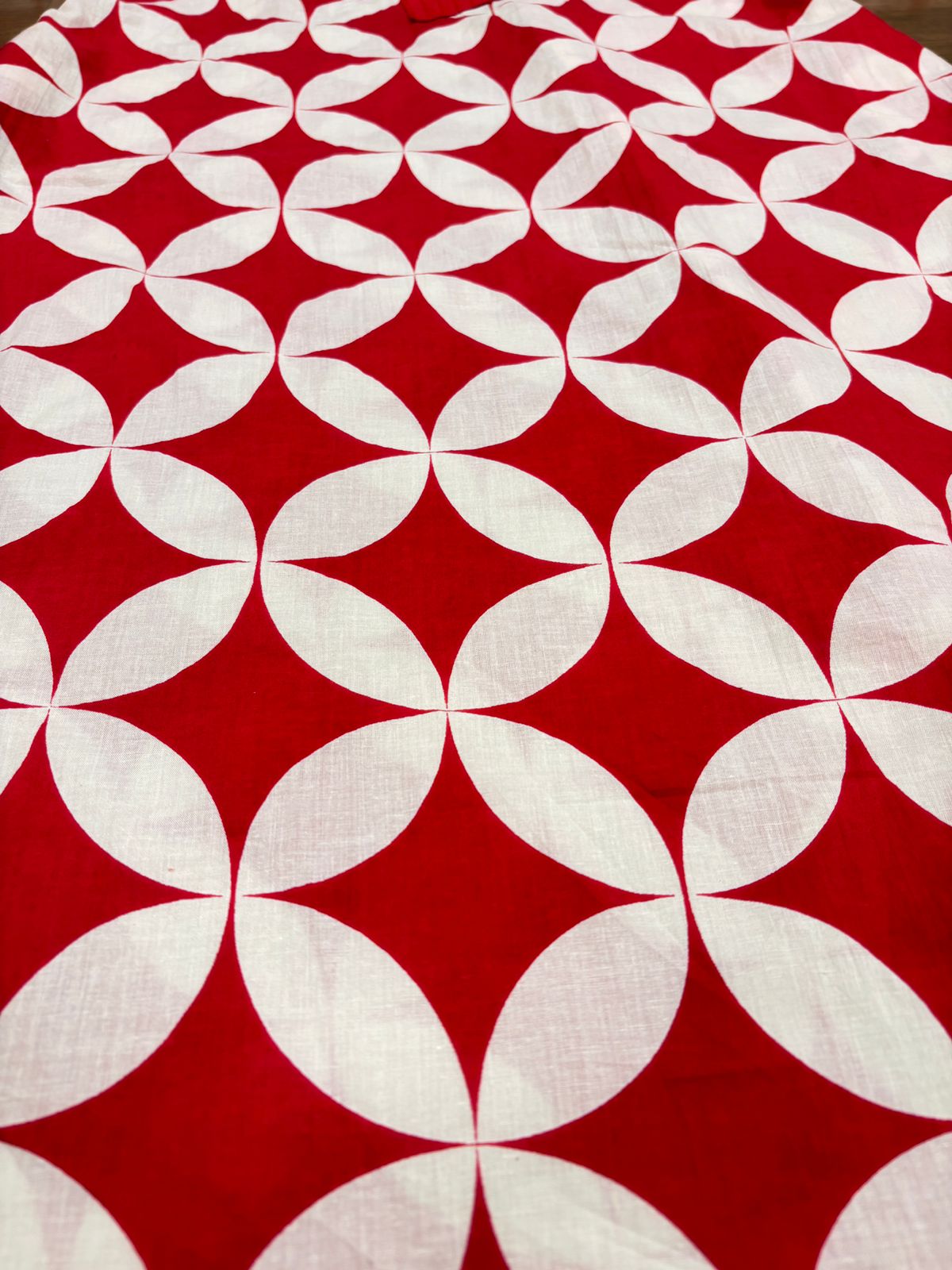 Women In Love- Cotton Coord Set(Red)